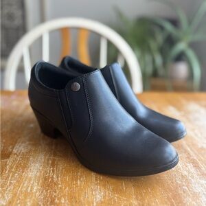 Clark’s Black Leather Ankle Boots